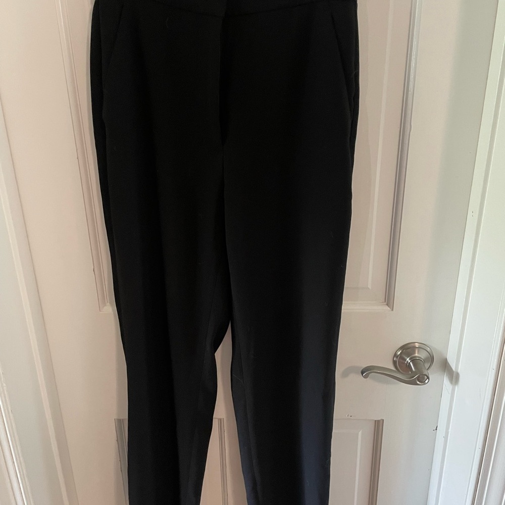 J. Crew Black Trousers Straight-Leg Formal Wear